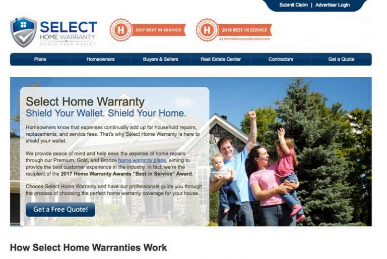 fselect home warranty