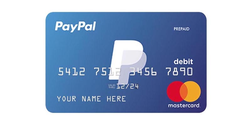 paypal prepaid card number