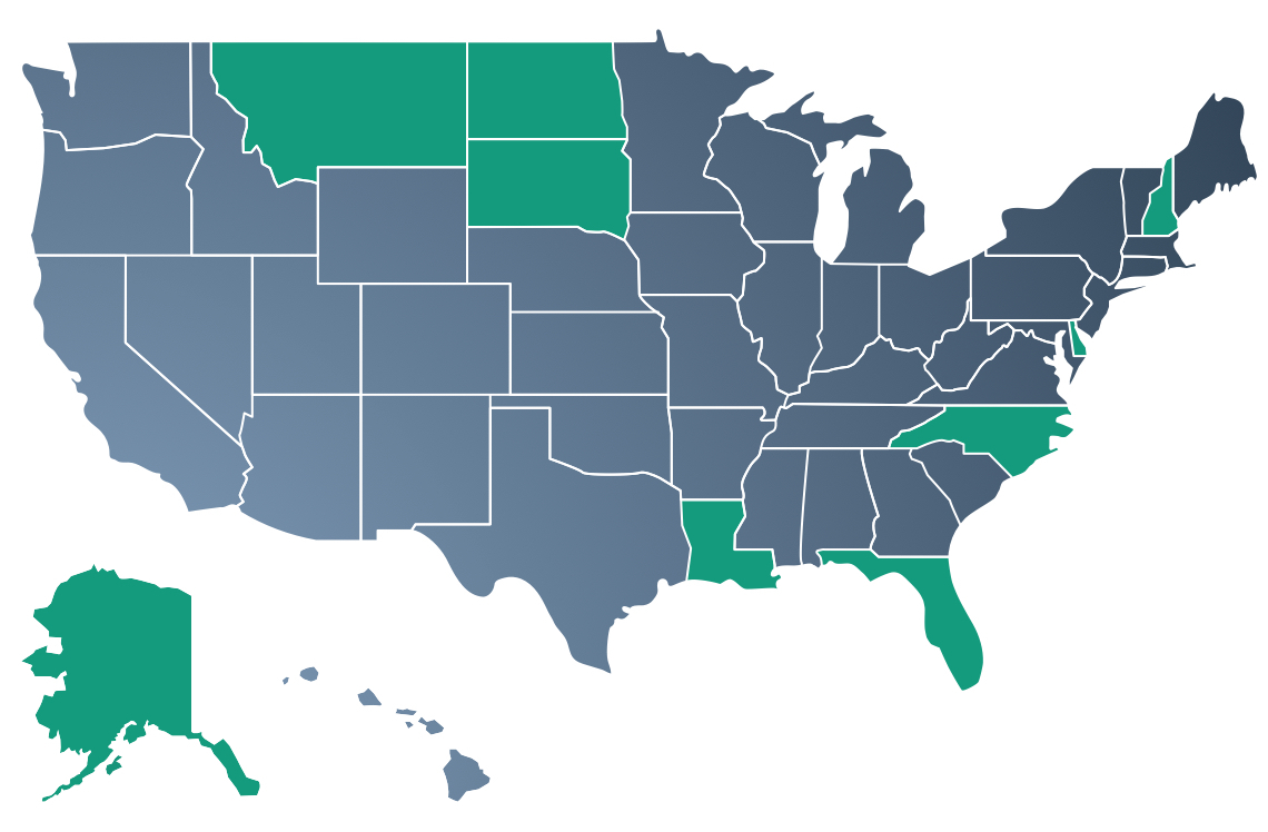 Top 10 Most Tax-Friendly States For Retirement | 2023